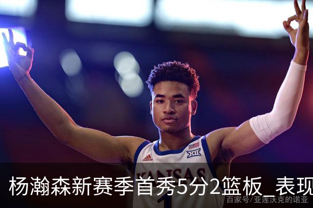 杨瀚森新赛季首秀5分2篮板 表现有些过于无私