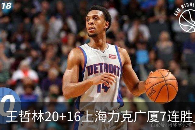 王哲林20+16上海力克广厦7连胜 孙铭徽20+7+9
